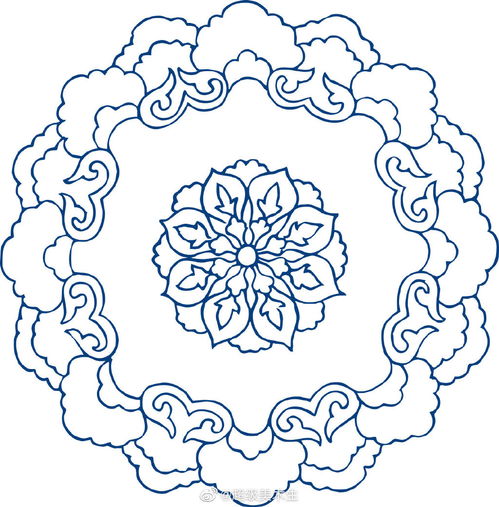 值得學習的中國傳統繪畫——手繪青花瓷圖形設計素材與美術圖案設計服務
